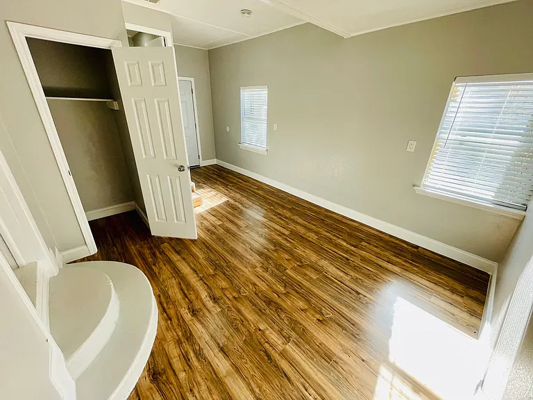 converted garage bedroom
