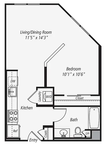 Floor plan S1-207-307-407