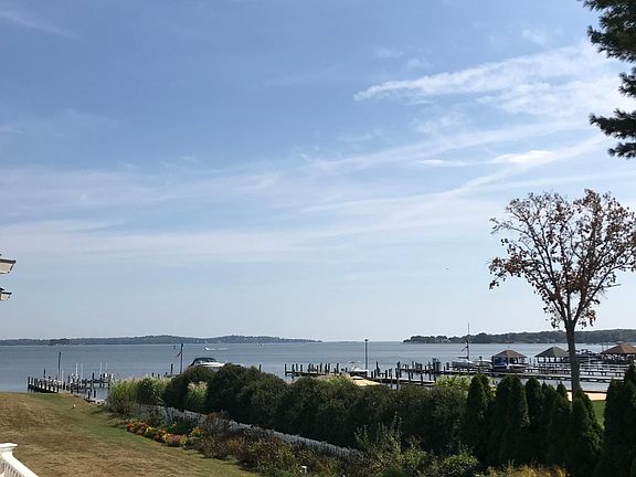 View of Magothy river from deck