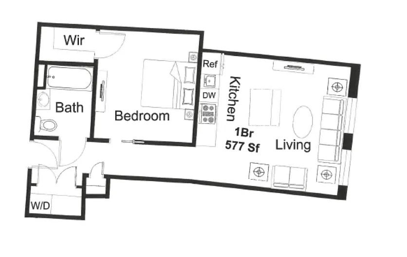 Floor plan 407N