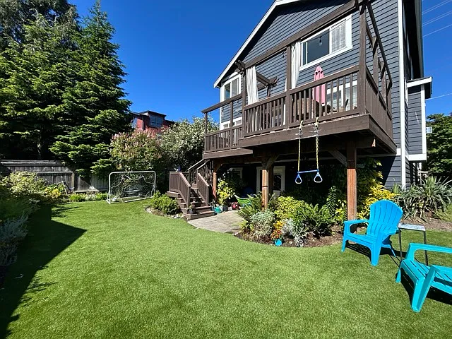Backyard for relaxing or for not relaxing