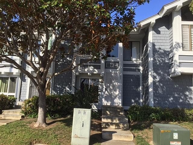 front of townhome