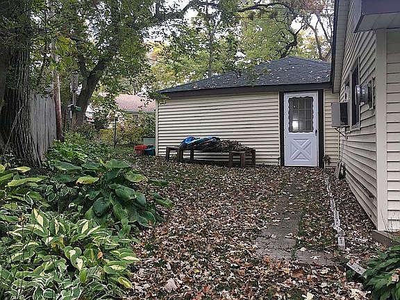 Garden backside of home