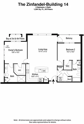 Floor plan 2B/2B