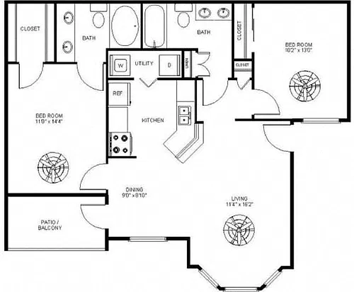 Floor plan B4