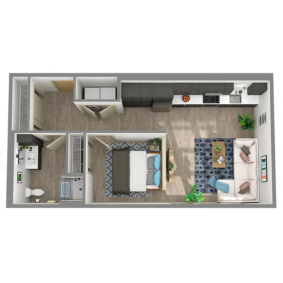 Floor plan 1X1O-31M MFTE