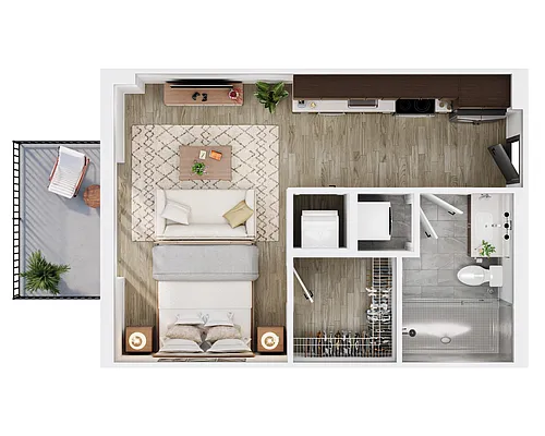 Floor plan Studio