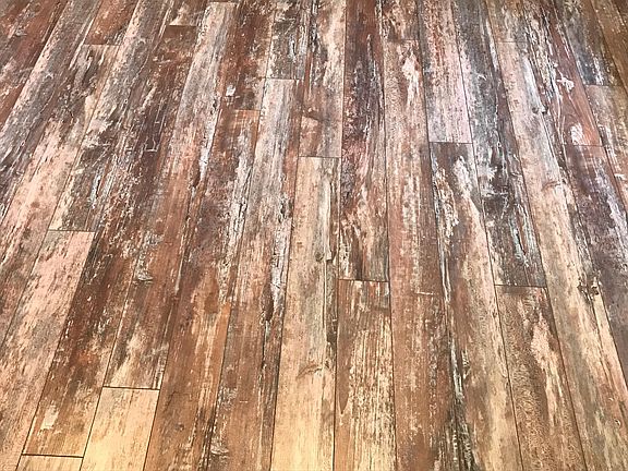 Beautiful wood scraped laminate floors