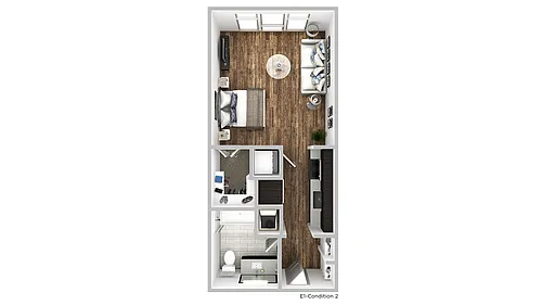 Floor plan K-E1 AFF 60% MFI