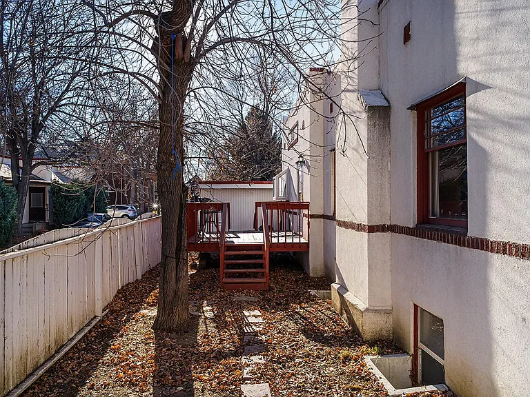 Side yard and patio