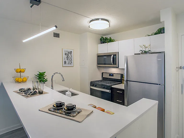 Open Kitchens feature Quartz Countertops and Breakfast Bar