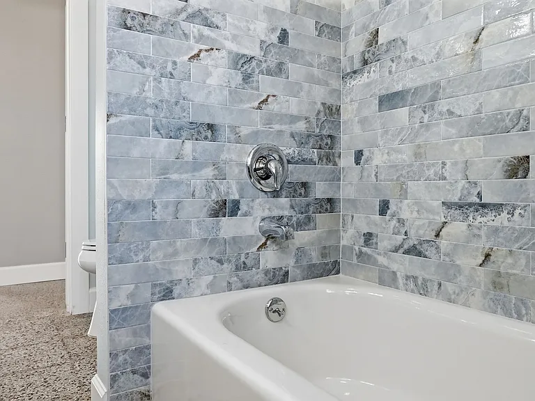 Brand new tub and tiled shower - completely remodeled post hurricane.