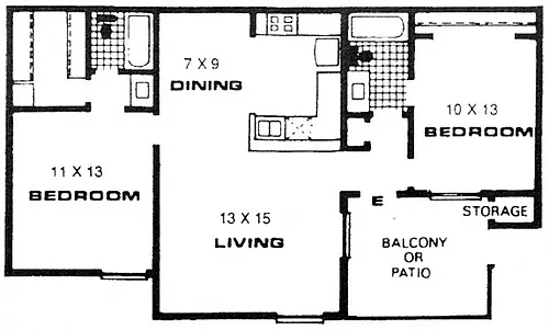 Floor plan E