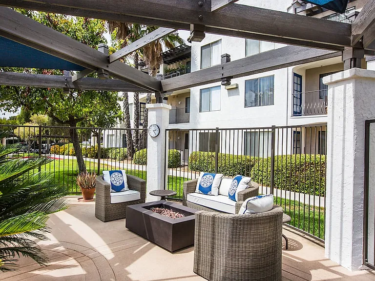 Outdoor Firepit Lounge Area