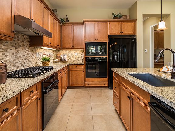 Abundant cabinetry counterspace