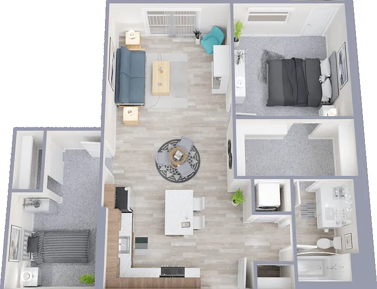 Beacon B Floorplan Diagram