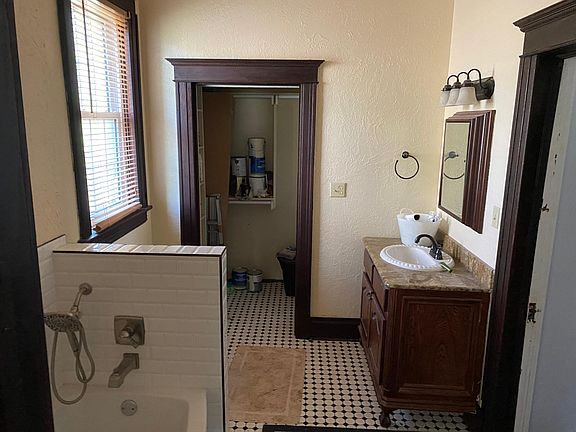 Remodeled bathroom downstairs