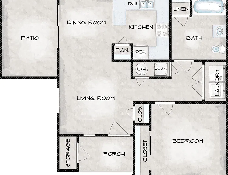 A Floorplan Diagram