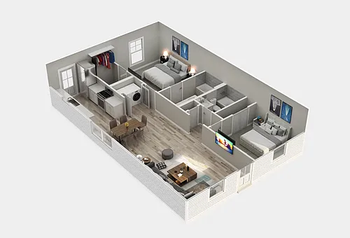 Floor plan Hickory