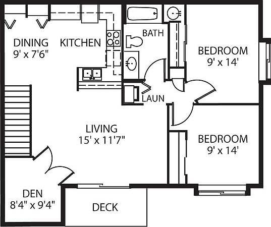 Floor Plan (reversed from actual layout)