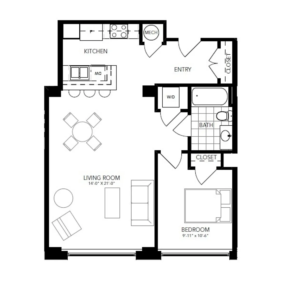 Floor plan The Cary