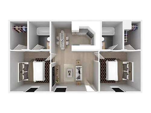 Floor plan 2X2