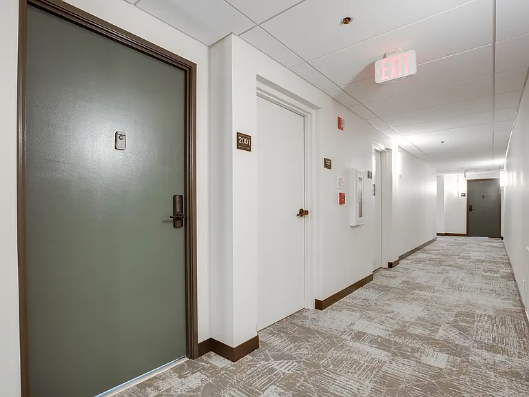 Newly renovated corridors