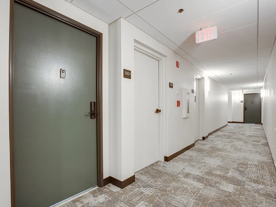 Newly renovated corridors