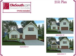 2151 Elevation ABC Plan, Wheatfield, Shelbyville, TN 37160