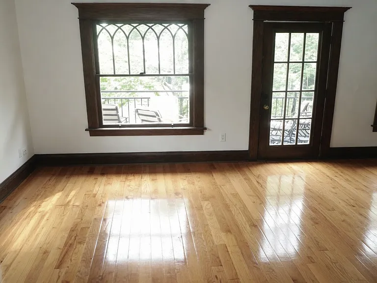 Living room with exit to patio
