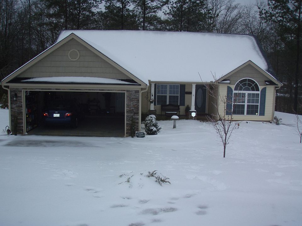 House on a snowy day