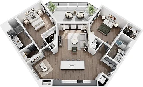 Floor plan B6