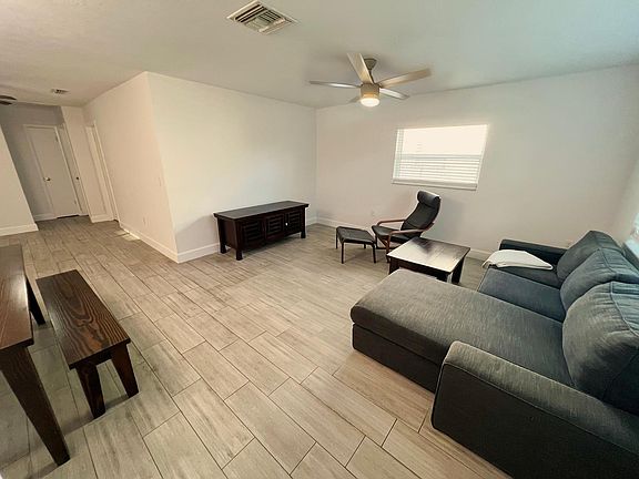 Living room from the entry door