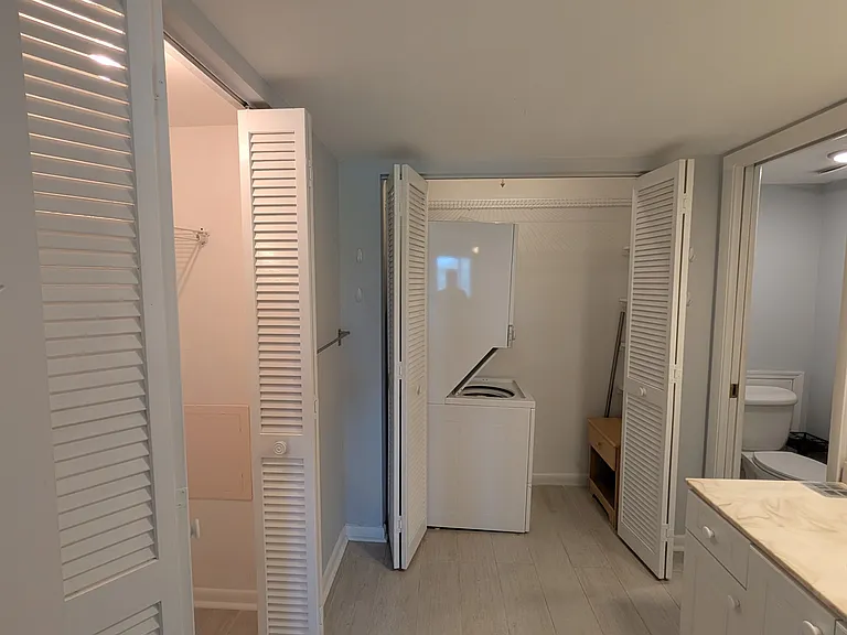 Master bathroom and laundry