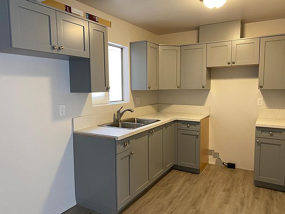Kitchen, appliances arriving soon, and also new window