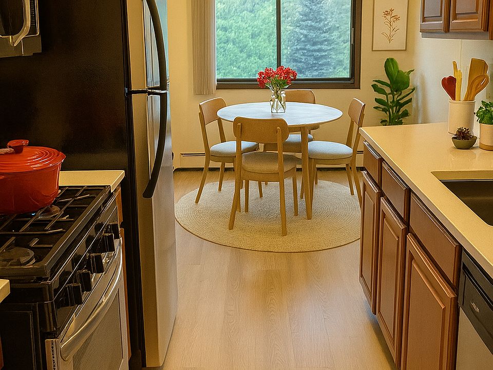 Kitchen and Dining with a View