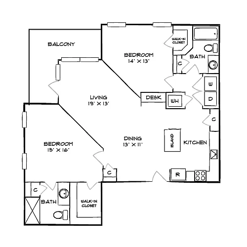 Floor plan Design 2D