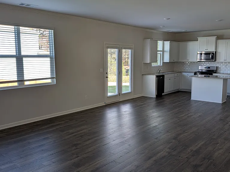 Main Floor - Family Room and Kitchen without Furniture