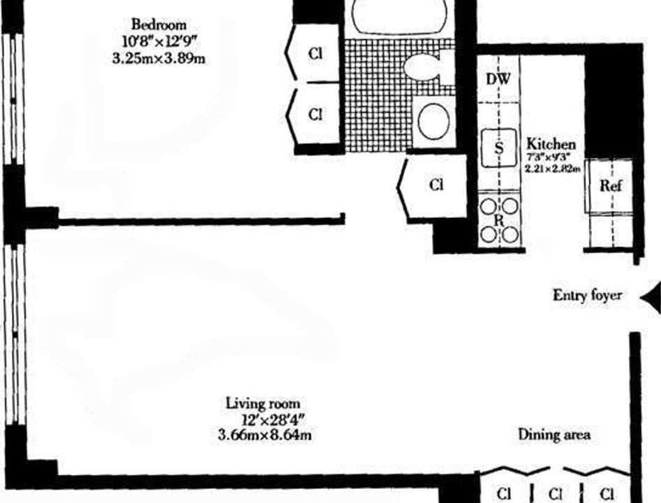2nd image of 347 W 57th St #388