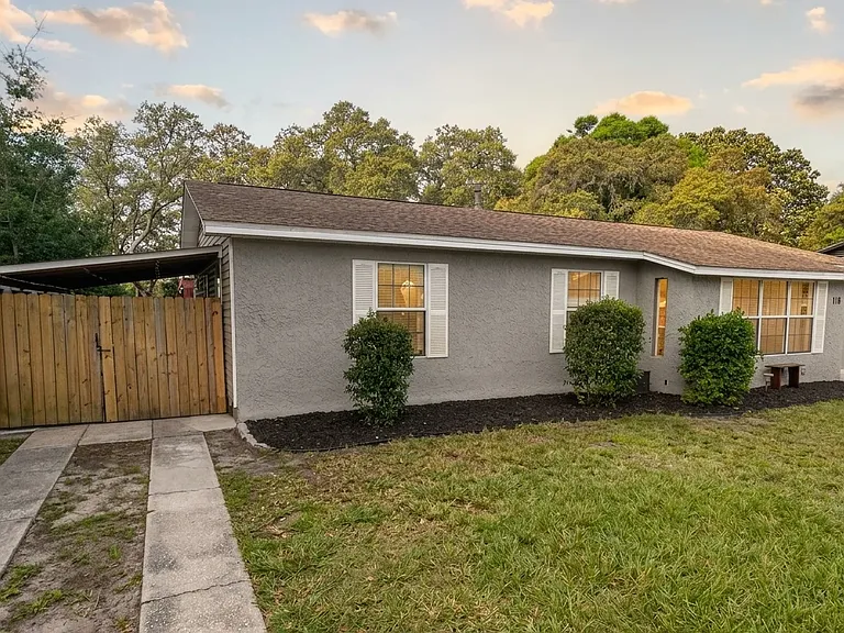 Second Carport with Privacy Gate