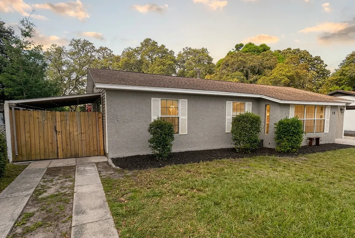 Second Carport with Privacy Gate - 118 Loizos Dr NW