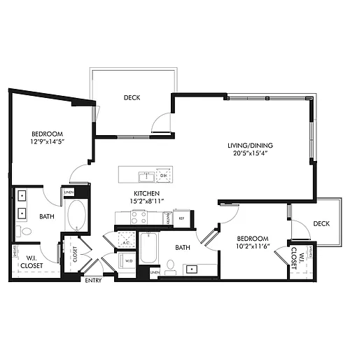Floor plan B3c