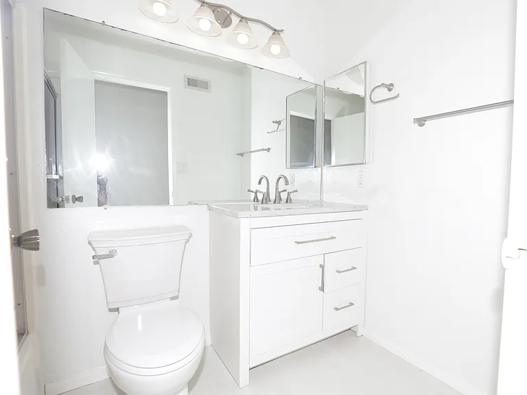 Second bathroom with vanity