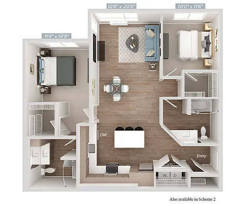 Floor plan B6