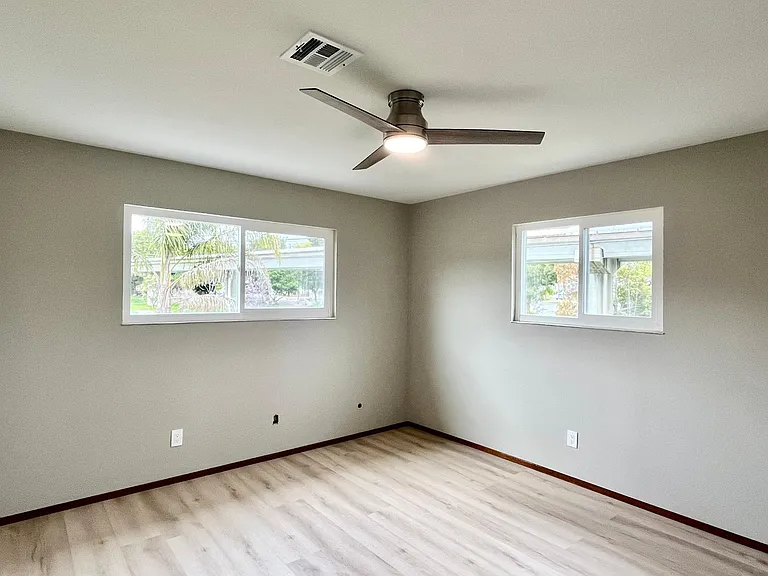Living Room with Fan light