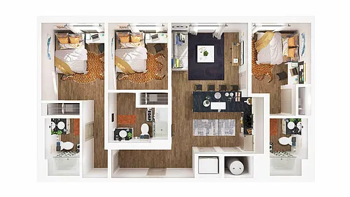 Floor plan 3A