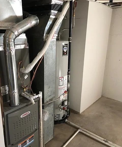 Newer furnace and air-conditioning units in mechanical closet this room also has Laundry and below stairs storage closet
