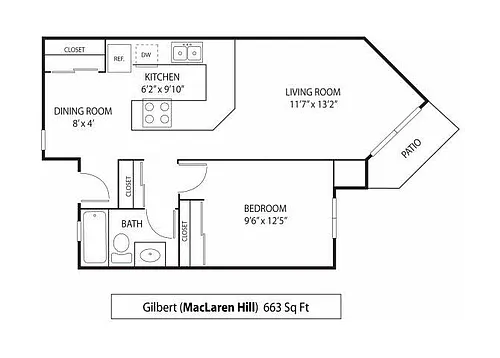 Floor plan Gilbert