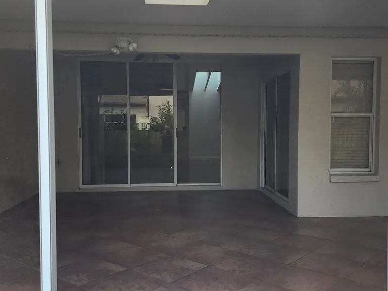 Large screened patio