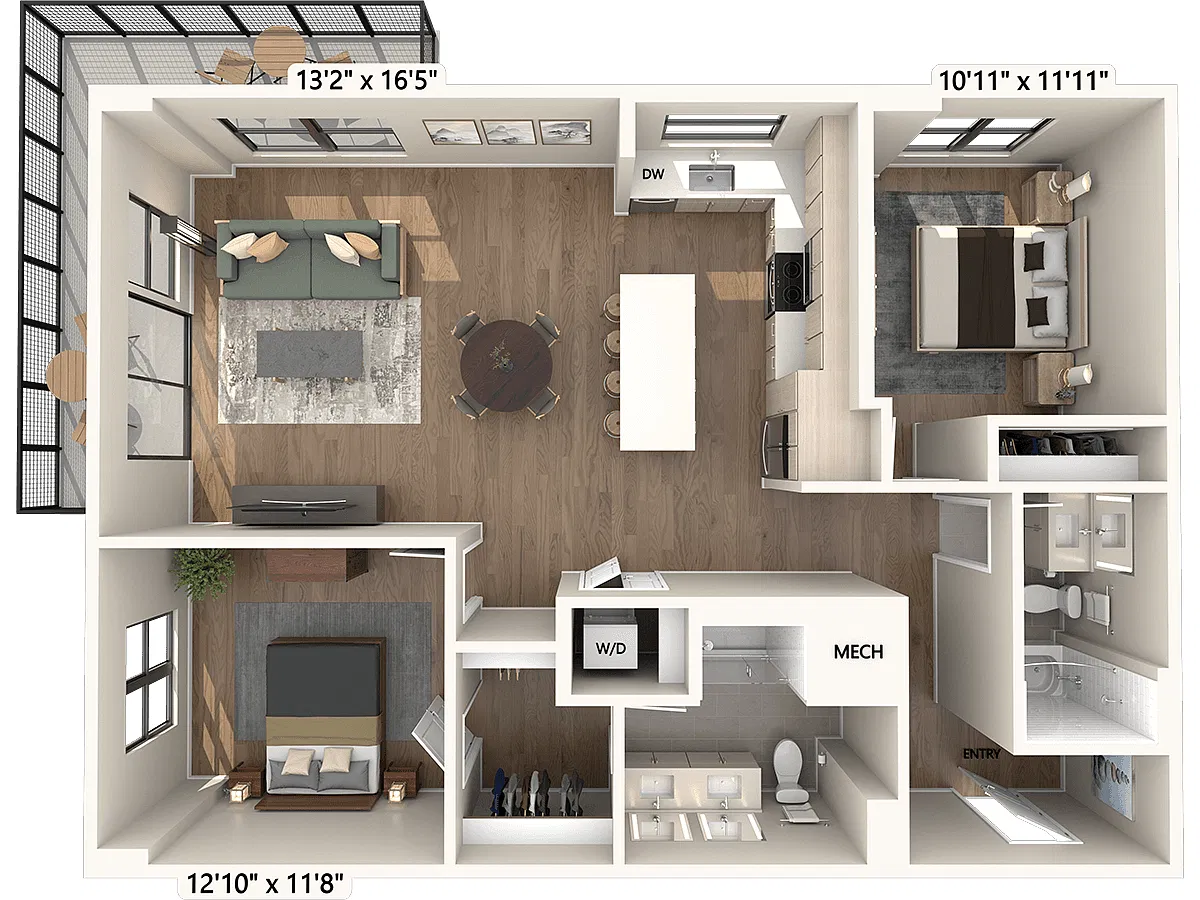Floor plan B10-Scheme2